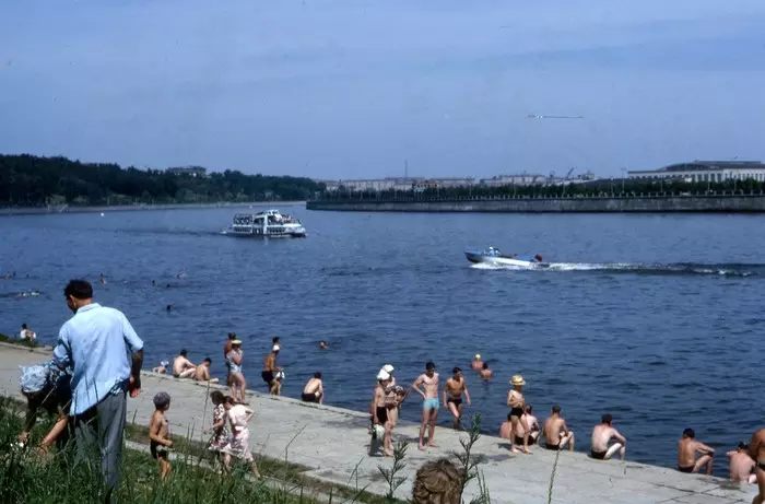 Ленинские горы,лето1964 года СССР, Москва, Длиннопост