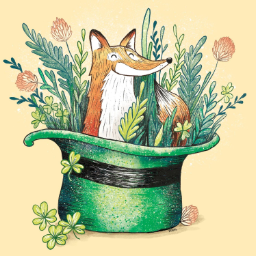 Лиса в траве. Лисенок с клевером. Лиса клевер. Лиса с клевером. «лиса в лесу».