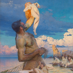 Улов полифема. Эрнст Макс Пичман. Художник / Макс Пичман. Улов Полифема картина. Полифем картина.