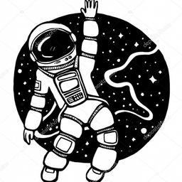 Космонавт графика