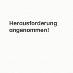 Herausforderung