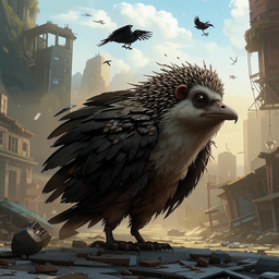 corvus.erinaceus