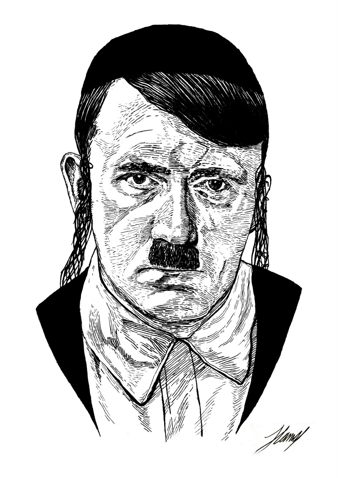 Типичный портрет. Adolph Hitler Jew. Ашкенази Джевиш. Адольф Гитлер еврей. Еврейский Гитлер.