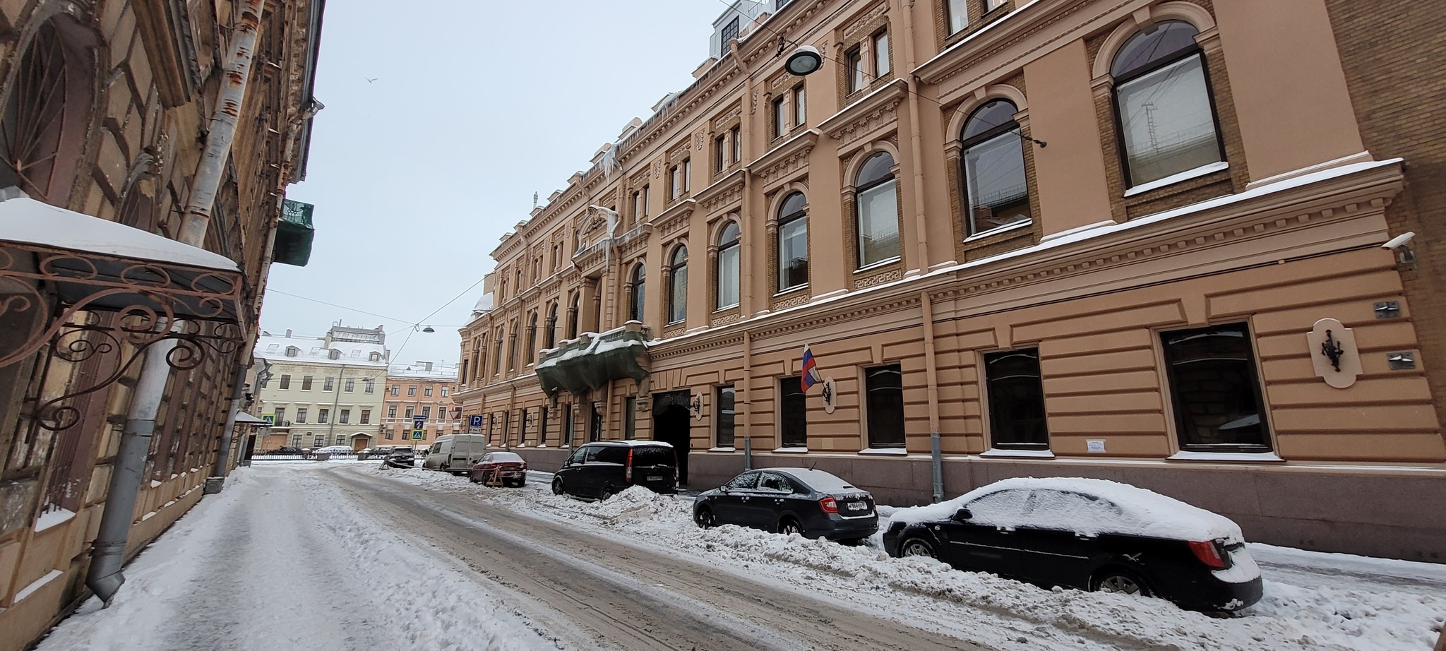 Уборка снега в Петербурге | Пикабу