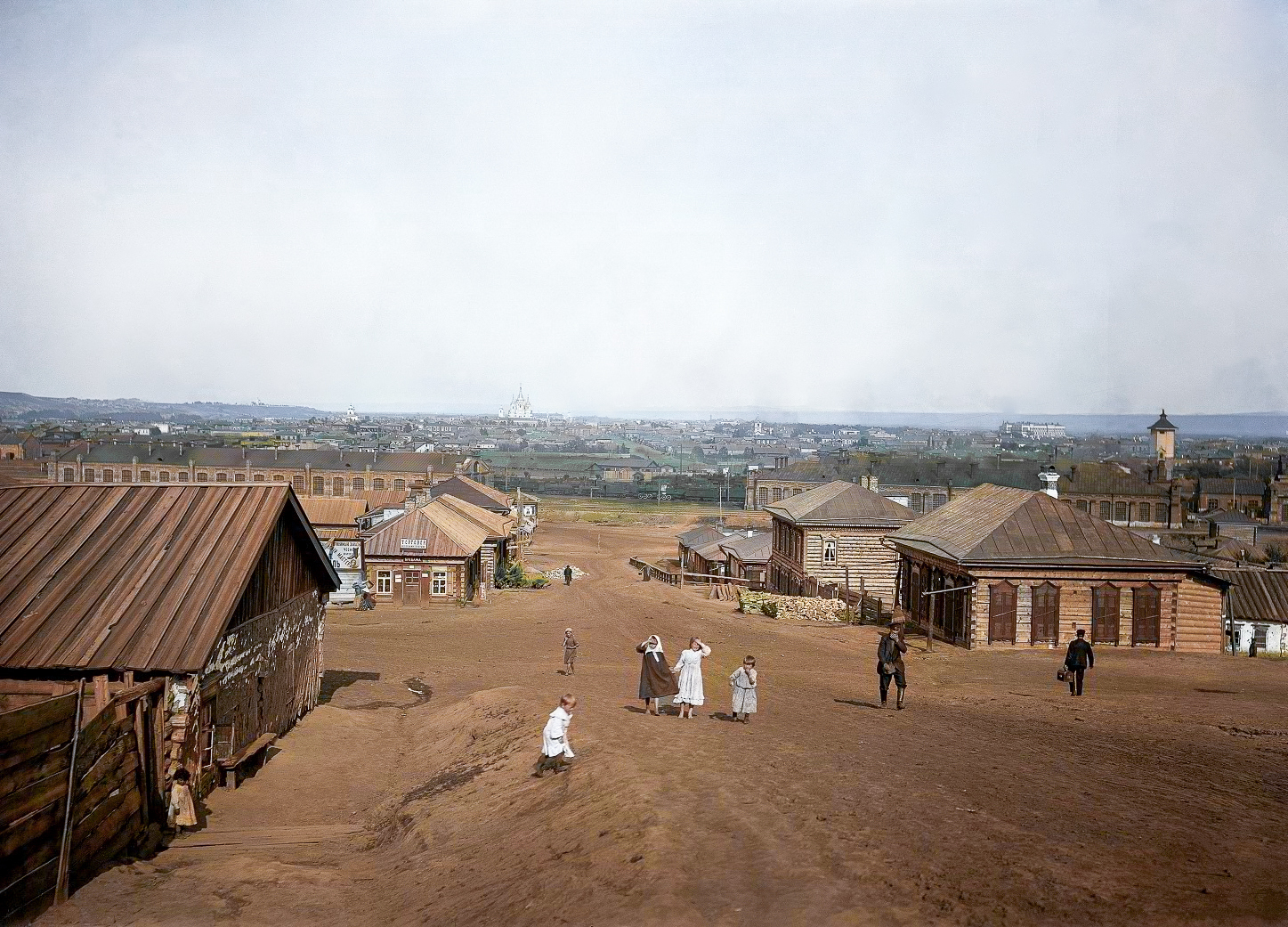 Повседневная жизнь Енисейской губернии начала ХХ века. Раскрашенные  фотографии. Часть 1 | Пикабу