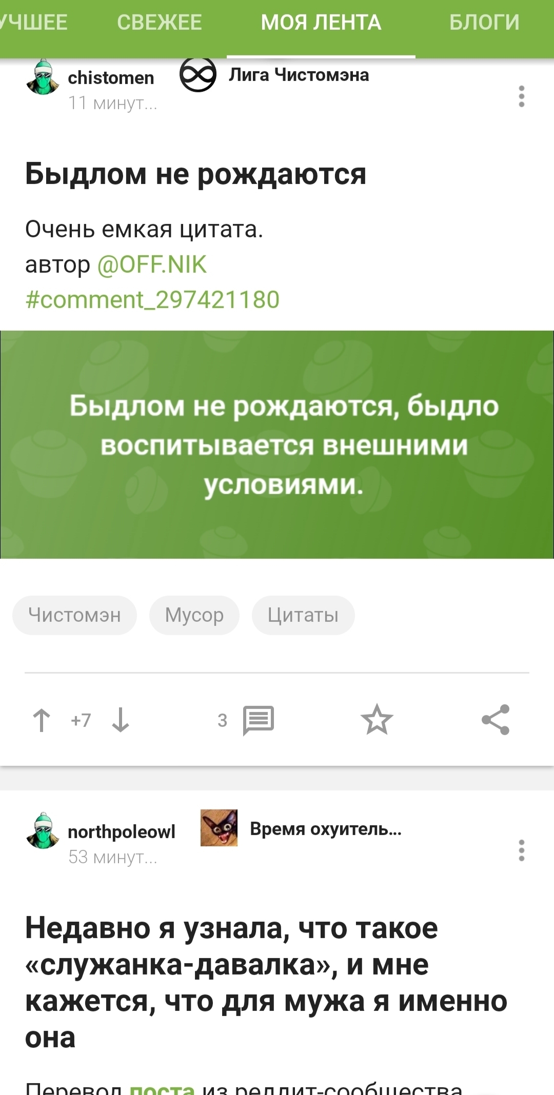 Недавно я узнала, что такое «служанка-давалка», и мне кажется, что для мужа  я именно она | Пикабу