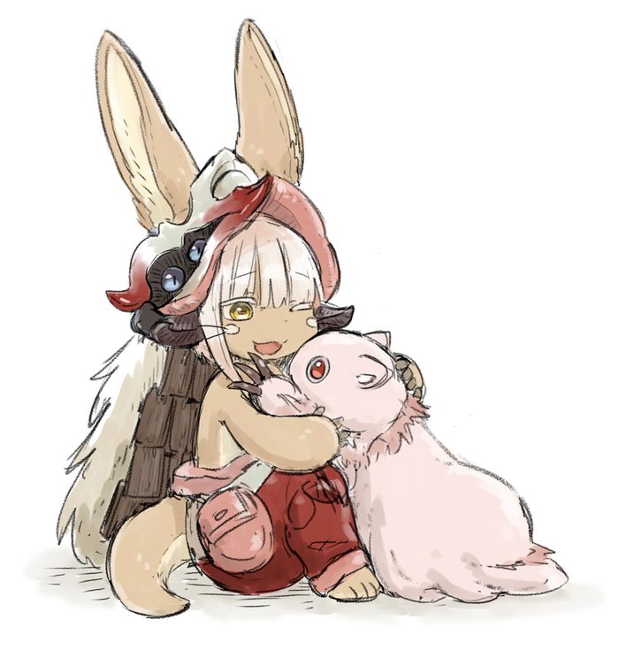  ! Anime Art, , Made in Abyss, Nanachi, Mitty