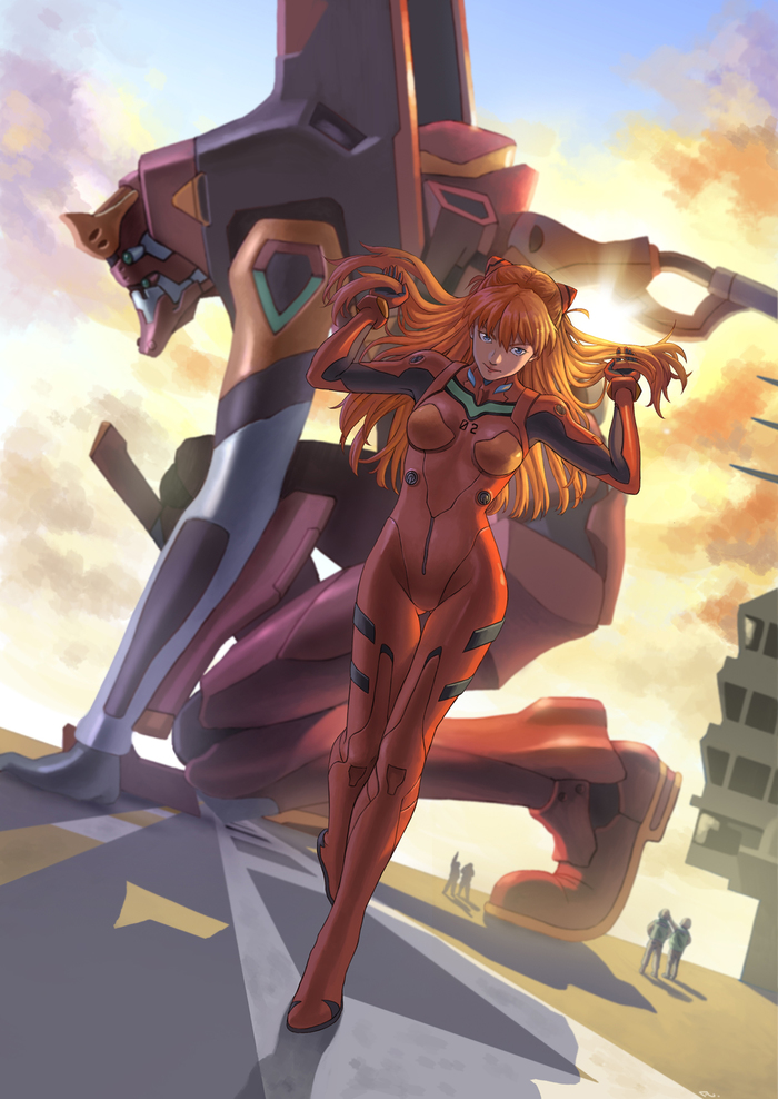 Asuka Langley &amp; Eva 02