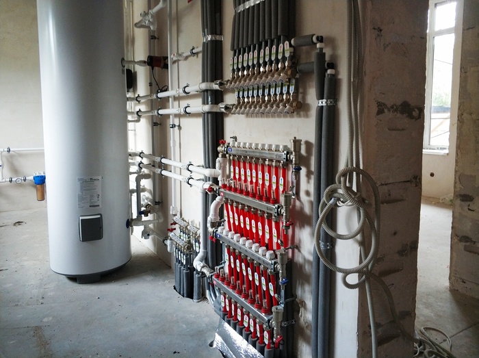 Забабахали котельную в ОЗЕРКАХ с петлей Тихельмана Котельная, Ппр, Гидравлика, Бойлерная, Отопление, Монтаж, Дом, Теплый пол, Длиннопост