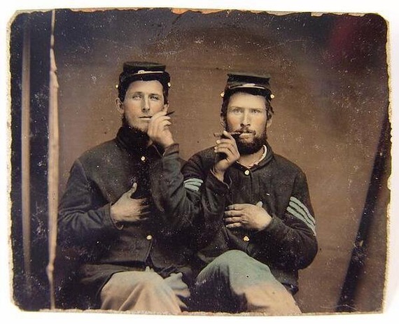 Покурить на брудершафт) 1862 год.