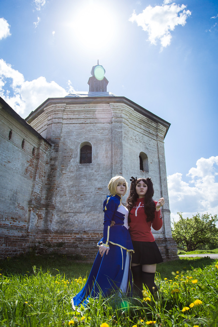 Fate Stay Night | Saber/Rin | Пикабу