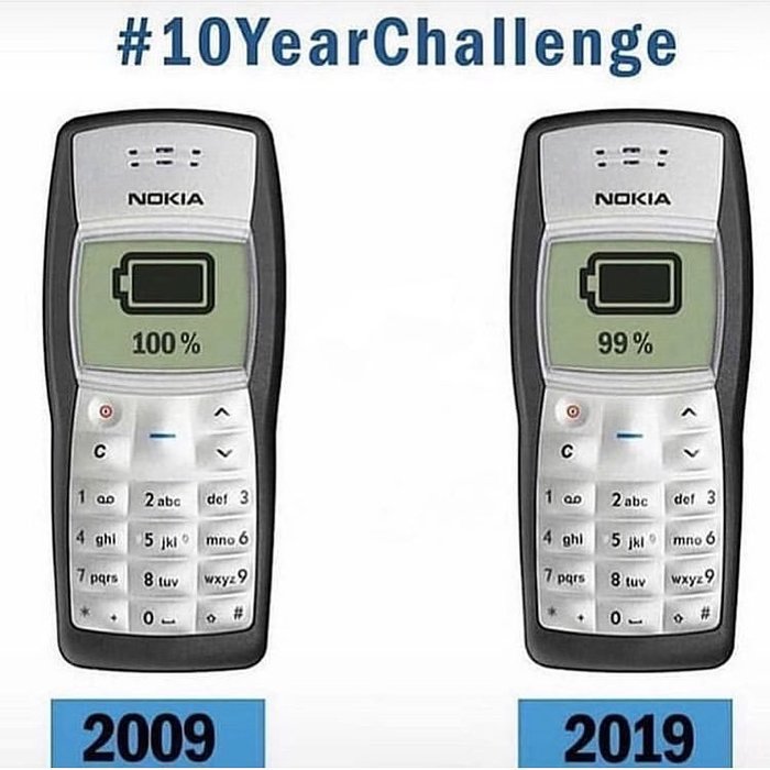 10 years challenge , , Nokia, 10yearschallenge, ,   