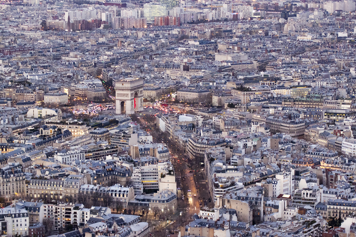 Синие крыши Парижа