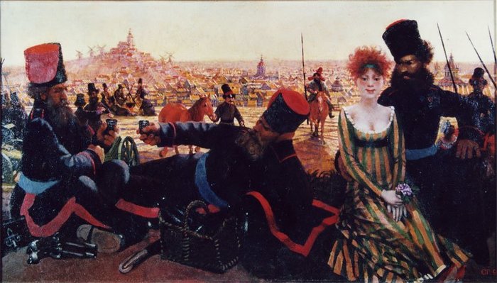 Русские в Париже.1814 год. Наполеоновские войны, Париж, 1814, Александр I, Длиннопост