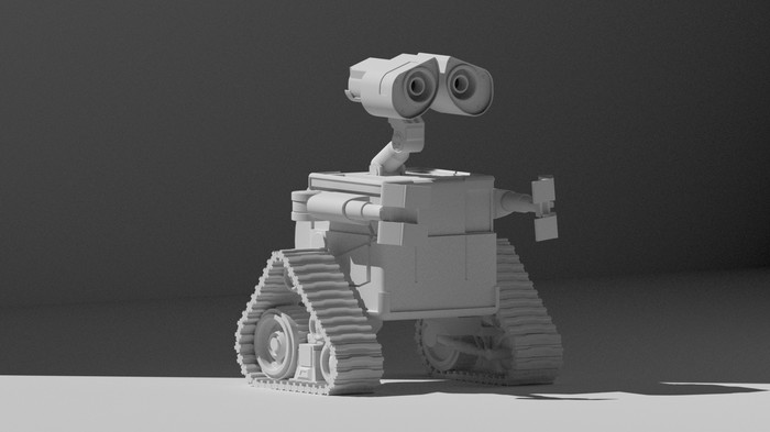 Wall-e 1.0 , 3ds Max