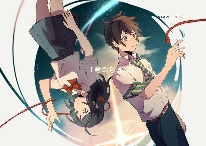    Anime Art, , Nekopara, , Kimi No Na Wa,   ( ), , Miyamizu mitsuha, Tachibana taki, Sankarea, Rea sanka, New game!, Love live! School Idol Project, Takimoto hifumi