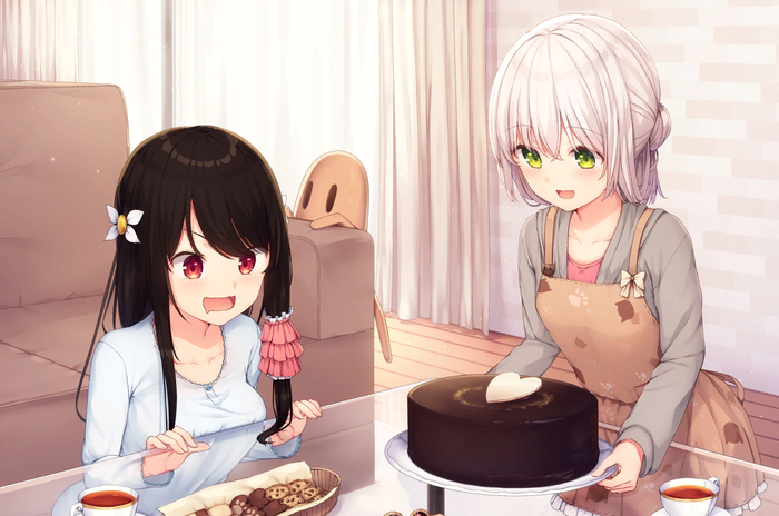 [Art] Cake , Original Character, Anime Art