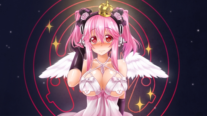 Anime busty wallpaper