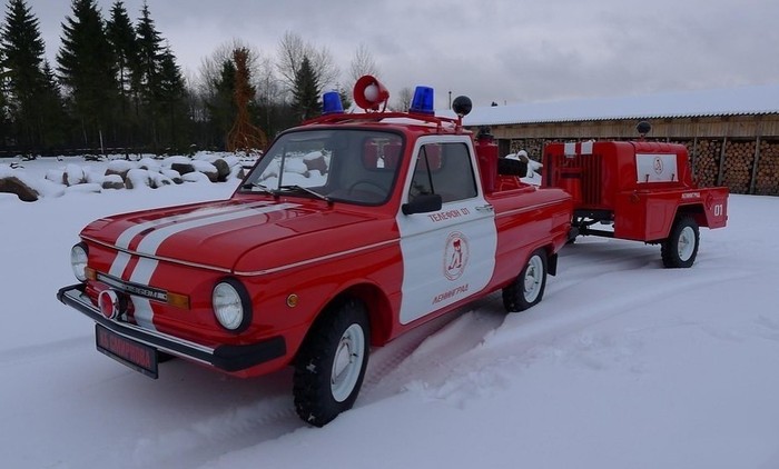 Самая мимимишная пожарная машина что я видел)