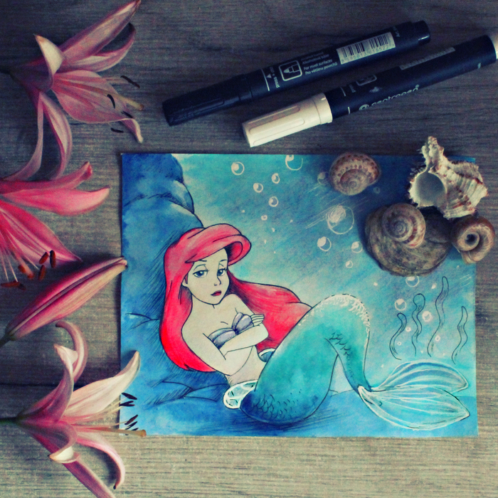 Тёмная тема, или история Русалочки.