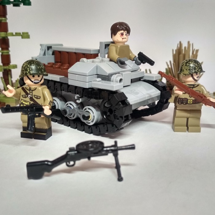   -20 &quot;&quot;   /Soviet tractor T-20 &quot;Komsomolec&quot; lego #Lego #USSR # #