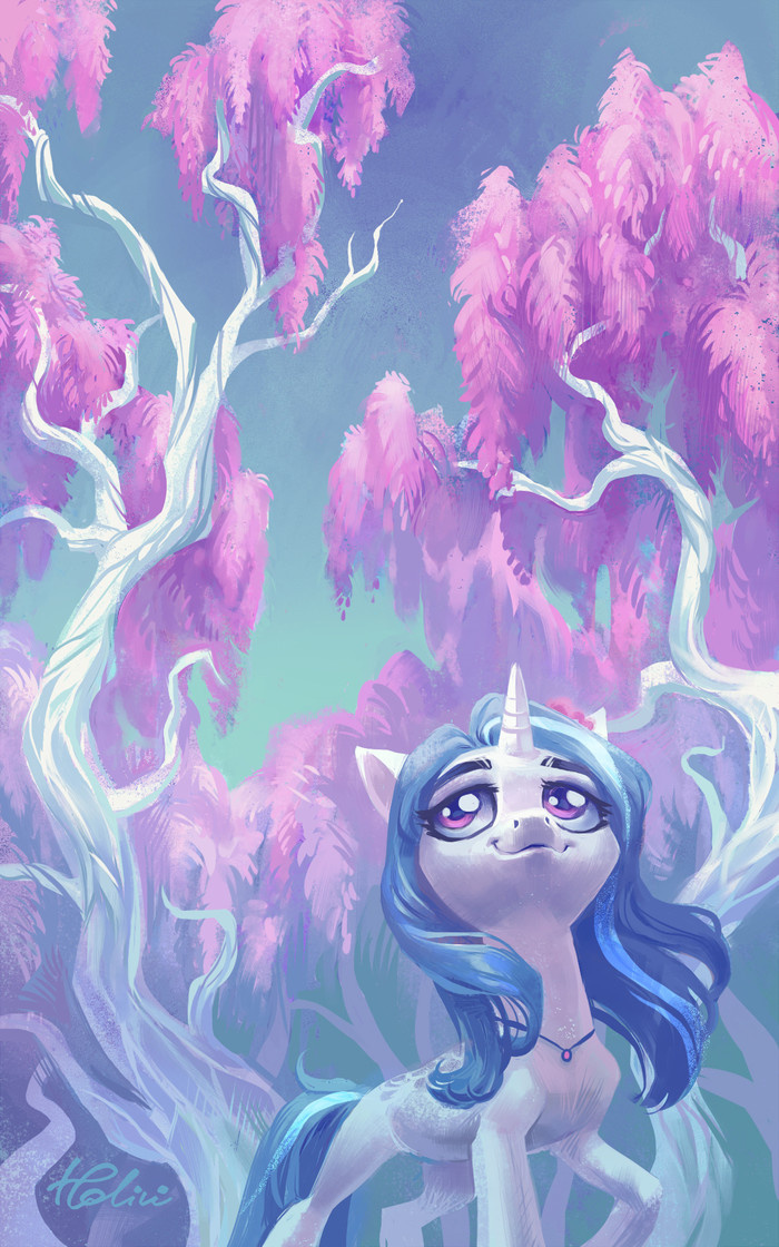 Пони в лесу