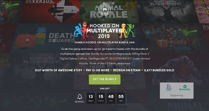 HUMBLE HOOKED ON MULTIPLAYER BUNDLE 2019 Humble Bundle, Steam,  , 