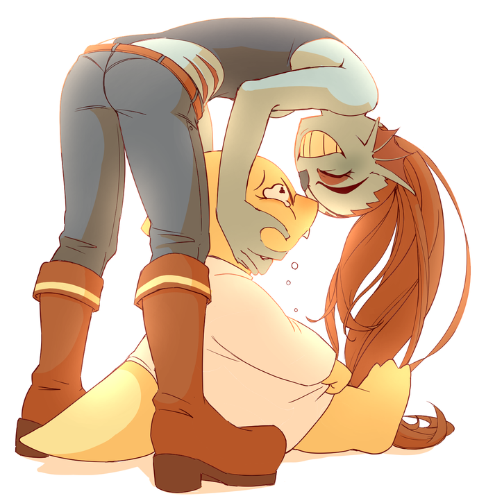 Undyne & Alphys Undertale, Undyne, Alphys, ,  , ,  