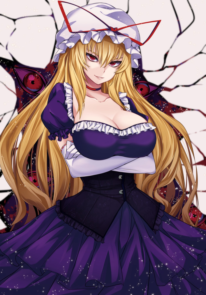 Yakumo Yukari Touhou, Yakumo Yukari, Anime Art, ,  , Paburisiyasu