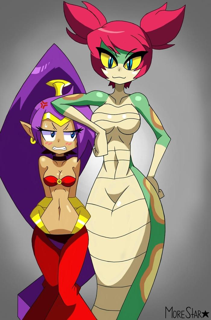 Shantae and Tuki Shantae, Game Art, Monster Girl, , Shantae half-genie Hero