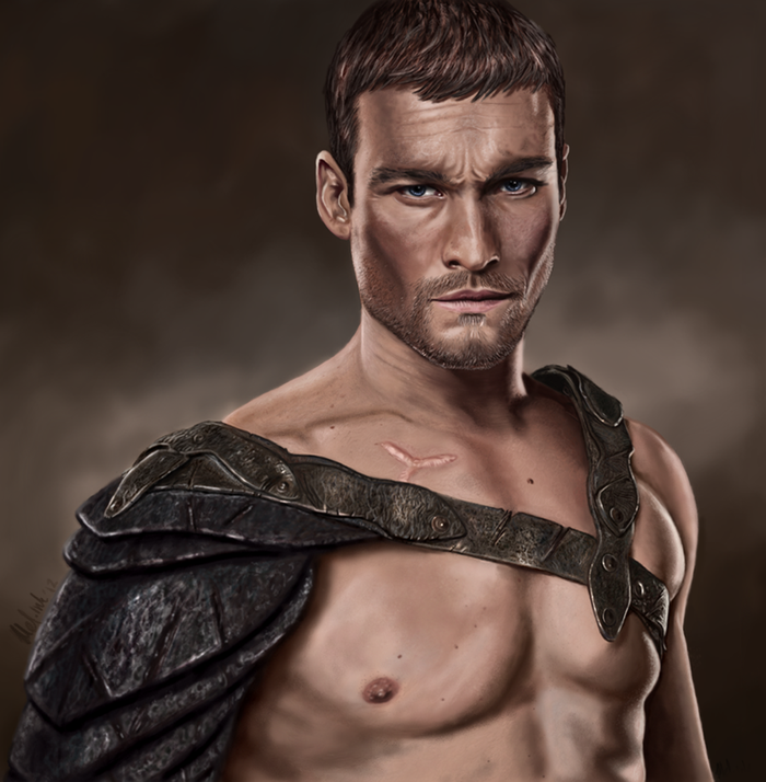 A champion on screen. A legend in our hearts. Spartacus: Blood and Sand, , :   , ,  , , Andy Whitfield, 