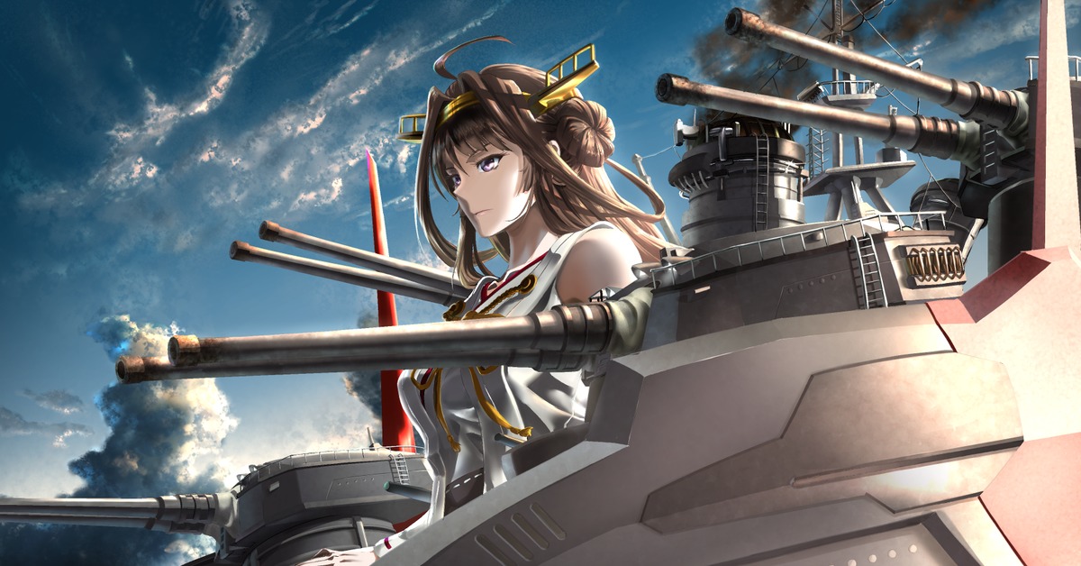 Супер линкор. KANCOLLE Yamato Art. Azur Lane Yamato. Kongou kantai collection Art. Процесс превращения в канмусу.