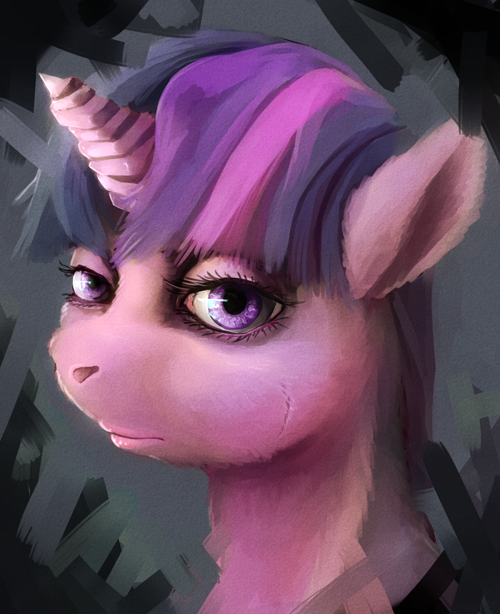 A portrait of the perfect student My Little Pony, Twilight Sparkle, , Sharpieboss