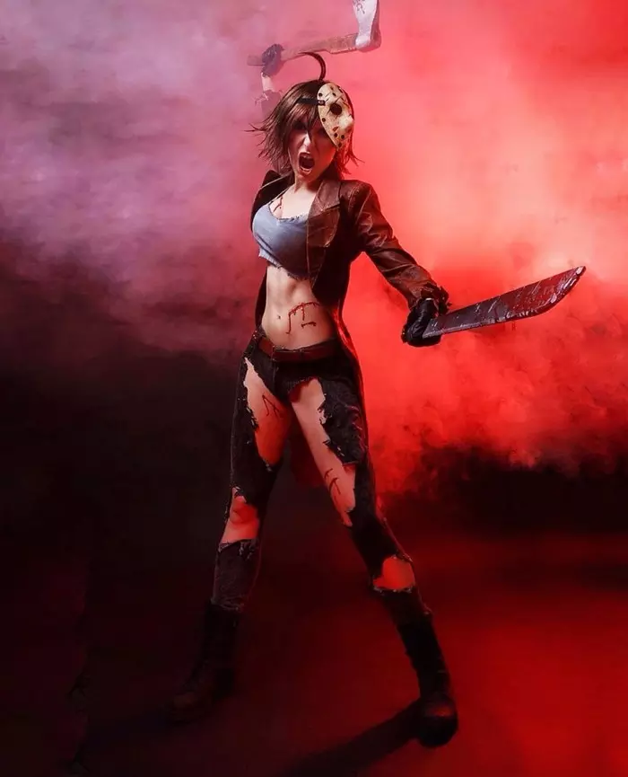Соблазнительный косплей на Джейсона Вурхиза (Jason Voorhees) — какая девушка вам больше по душе? Косплей, Девушки, Джейсон Вурхис, Длиннопост