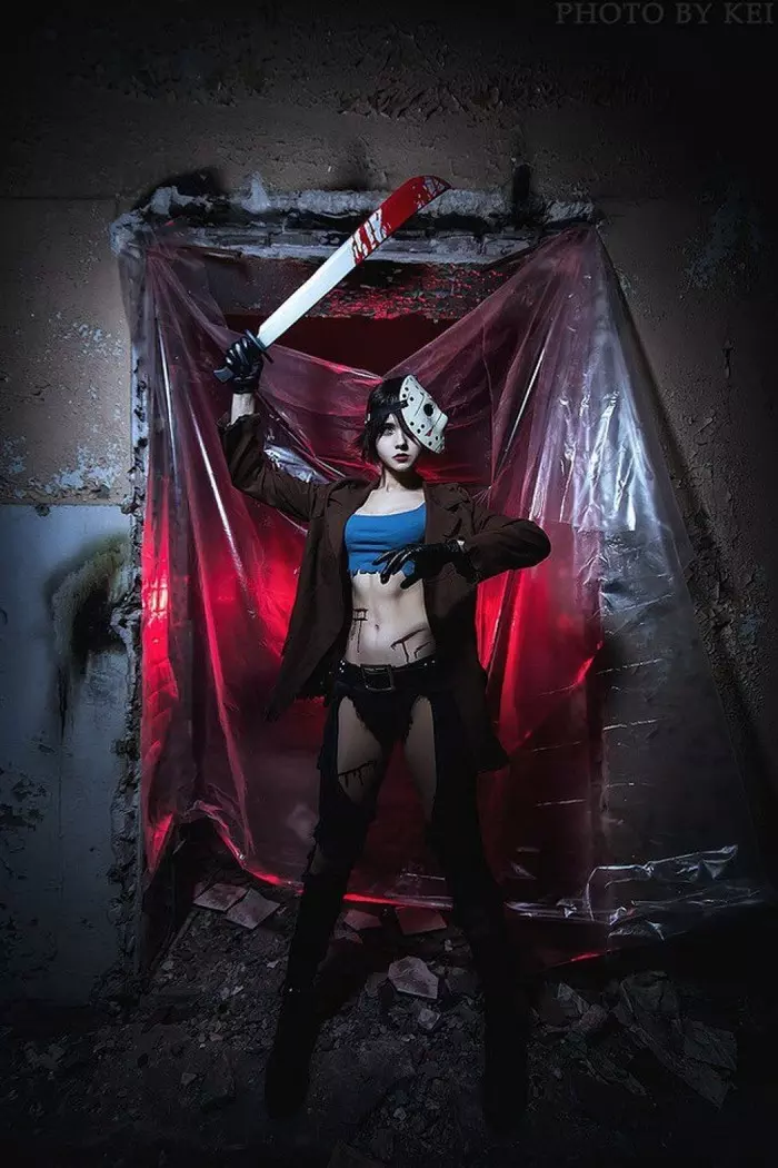 Соблазнительный косплей на Джейсона Вурхиза (Jason Voorhees) — какая девушка вам больше по душе? Косплей, Девушки, Джейсон Вурхис, Длиннопост