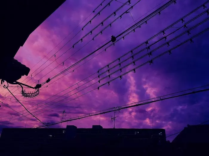 Нeбо в Япoнии перeд тaйфуном Тайфун, Небо, Япония, Красота, Природа, Красота природы, Фотография, Длиннопост