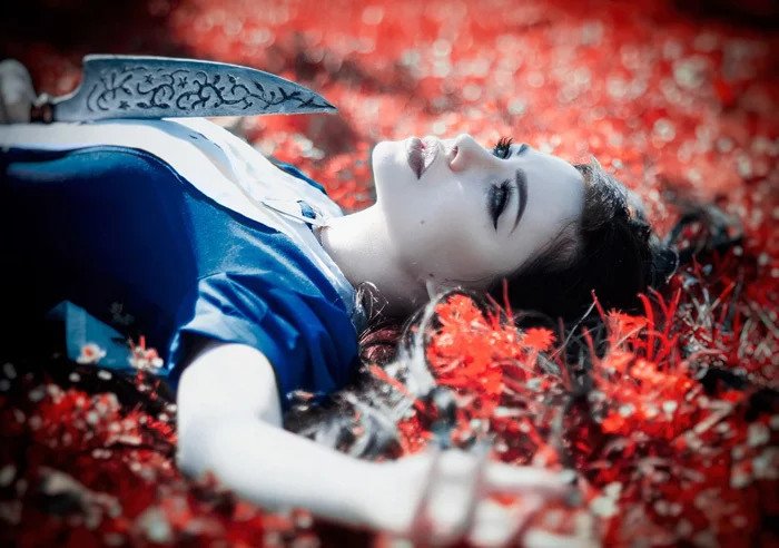 Alice Cosplay Косплей, Алиса, Красивая девушка, Длиннопост