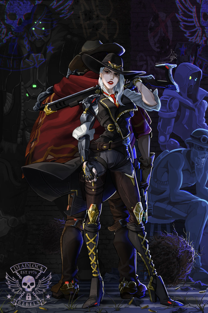  . Overwatch, Ashe, McCree, 