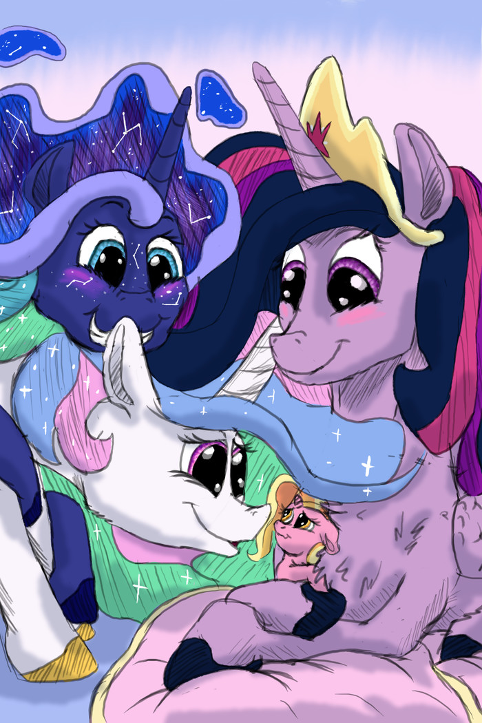 Im teaching dis! My Little Pony, Princess Celestia, Princess Luna, Twilight Sparkle, Luster Dawn, MLP Season 9