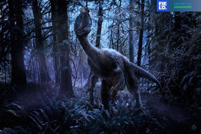 Криолофозавр. Король антарктического леса.