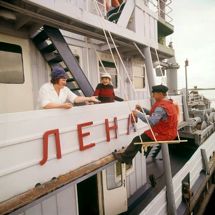 На реке Лена,1970-е годы СССР, Фотография, Длиннопост, Туризм, 70-е