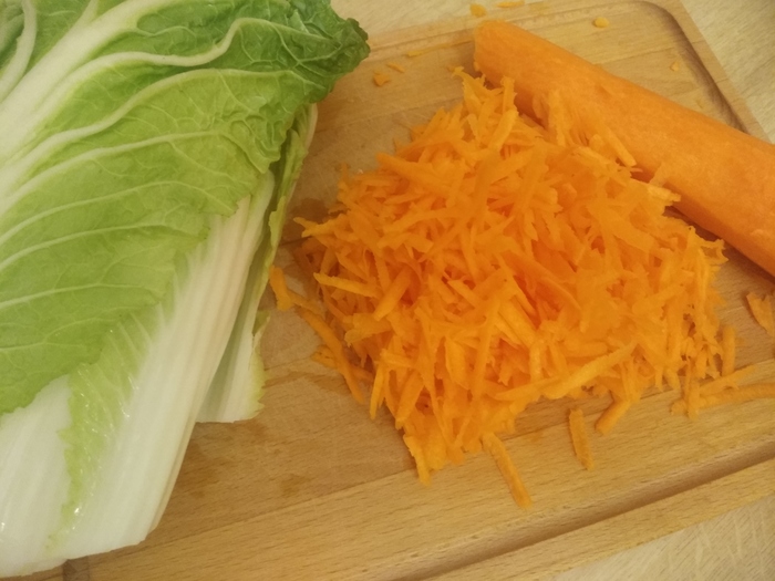 Пожарить желудки с овощами