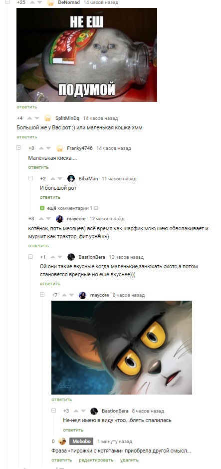 Комментарии на Пикабу