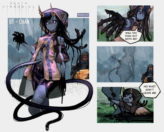 BT-chan Death Stranding, , Anime Art, Monster Girl,  