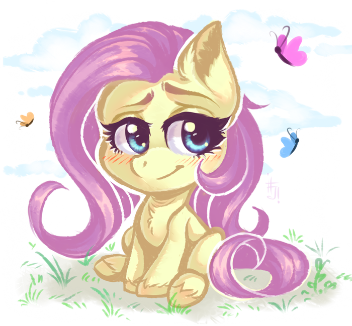 New Fluttershy My Little Pony, Pony Life, Ponyart, Fluttershy, Falafeljake