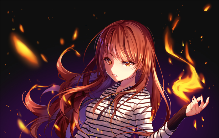 Burning inside , Anime Art,  , , Hyanna natsu