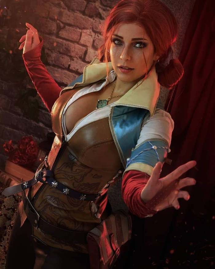 Трисс Меригольд,Цири Shermie cosplay Косплей, Красивая девушка, Девушки, Ведьмак, Трисс Меригольд, Длиннопост, Цири