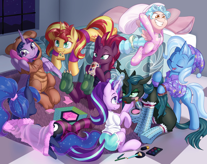  ! My Little Pony, Sunset Shimmer, Starlight Glimmer, Trixie, Cozy Glow, Tempest Shadow, Twilight Sparkle, Dstears