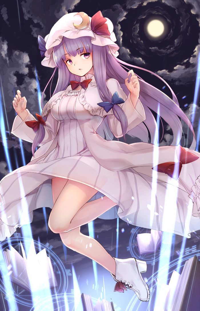 Patchouli Knowledge Touhou, Patchouli Knowledge, Anime Art, ,  , Usotsuki penta