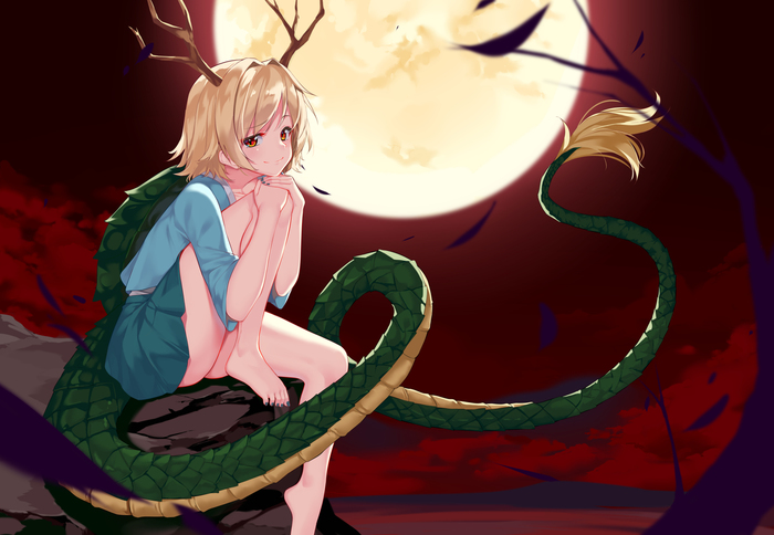 Kicchou Yachie Touhou, Kicchou Yachie, Anime Art, ,  , Aoi